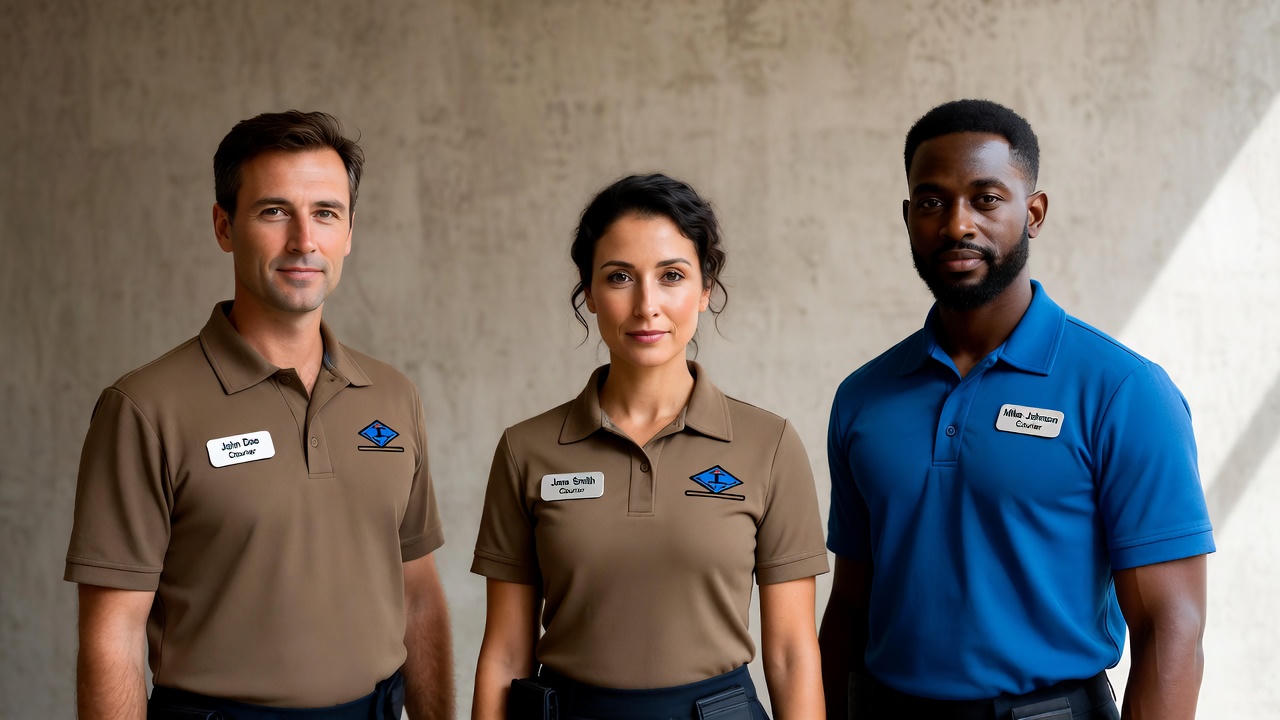 DTDC employees walking through a warehouse